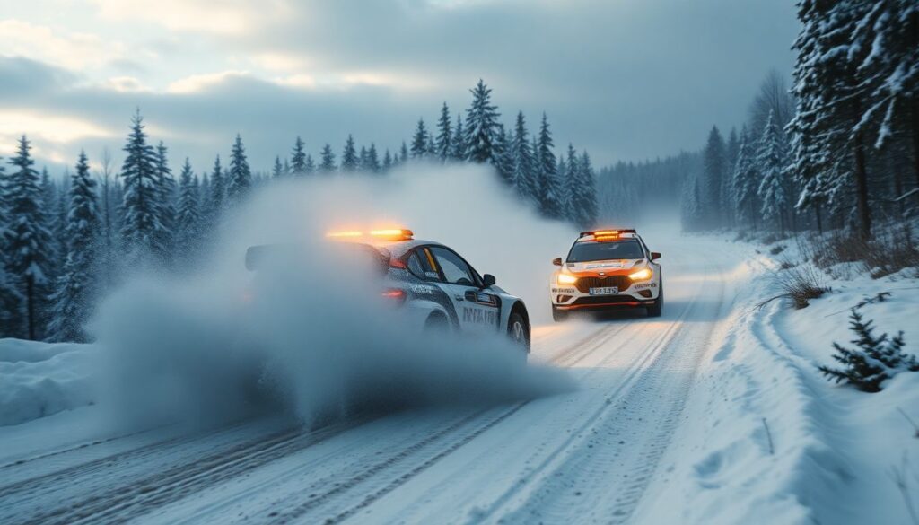 Ралли в суровых условиях: специфика российских трасс — снег, грунт, степь, тайга - иллюстрация