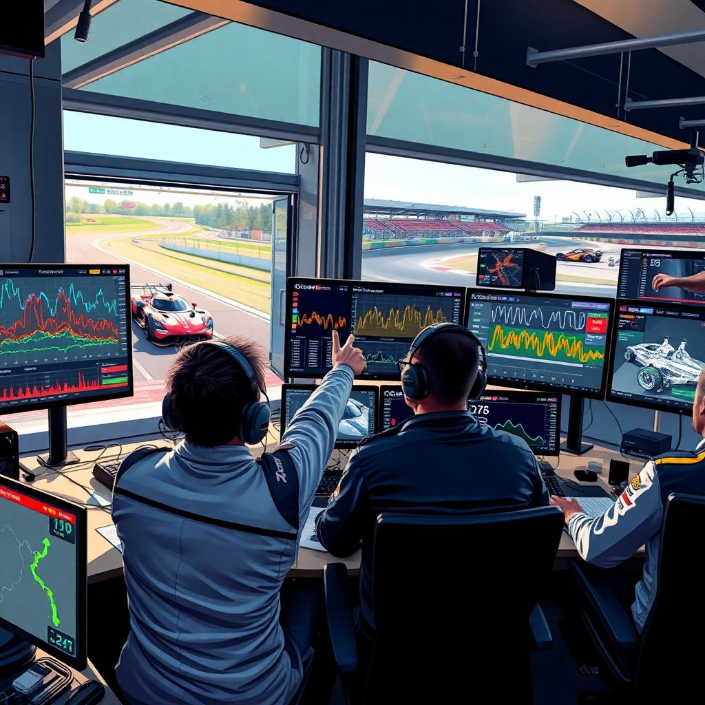 Команда телеметрии в кольцевых гонках: расшифровка данных и влияние на результат