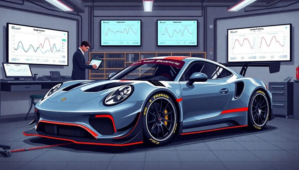 Секреты настройки гоночного автомобиля для кольца: развесовка, аэродинамика, углы установки колёс - иллюстрация