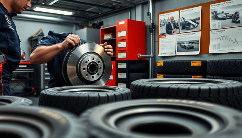 Обслуживание гоночного болида между этапами: чек-лист команды механиков - иллюстрация