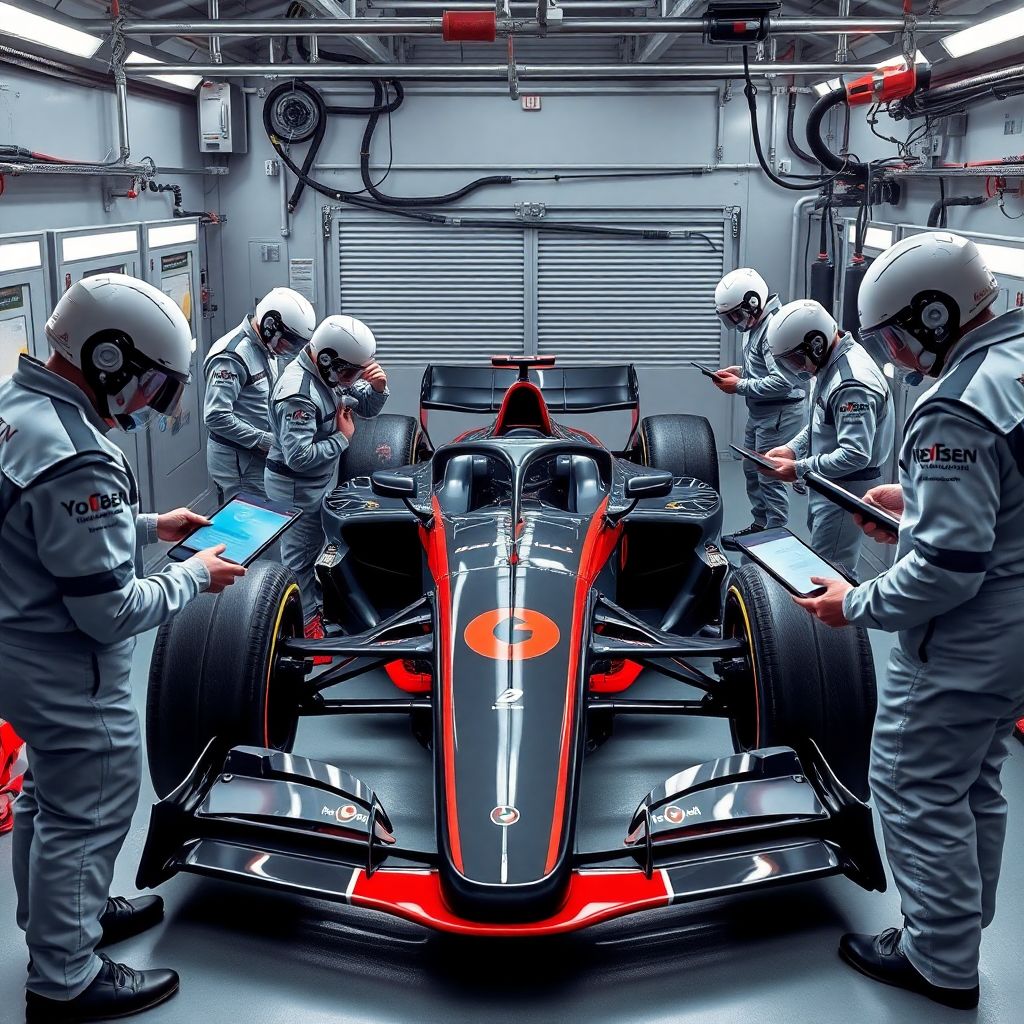 Обслуживание гоночного болида между этапами: чек-лист команды механиков