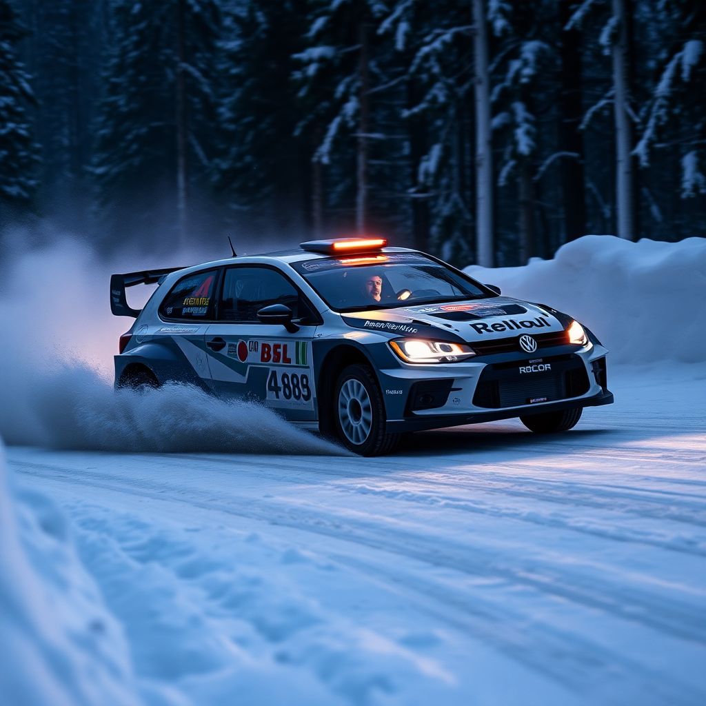 Ралли в снежных условиях: настройки машины и тактика пилотирования зимой