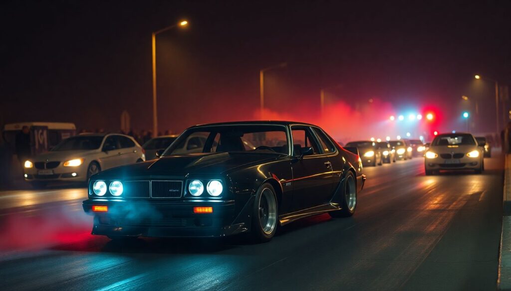 Российский драг-рейсинг: путь от подпольных заездов до официальных чемпионатов и рекордов - иллюстрация