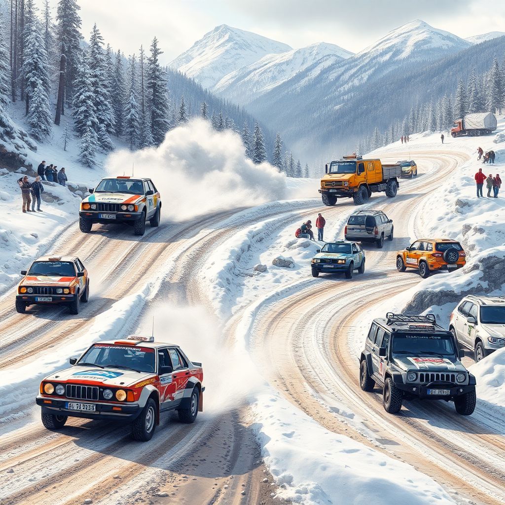 Ралли по-русски: классическое ралли и ралли-рейды по бездорожью Сибири и Кавказа