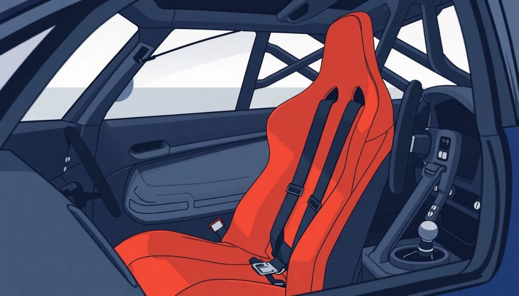 Безопасность в автоспорте: каркасы, кресла, HANS и требования регламентов российских серий - иллюстрация