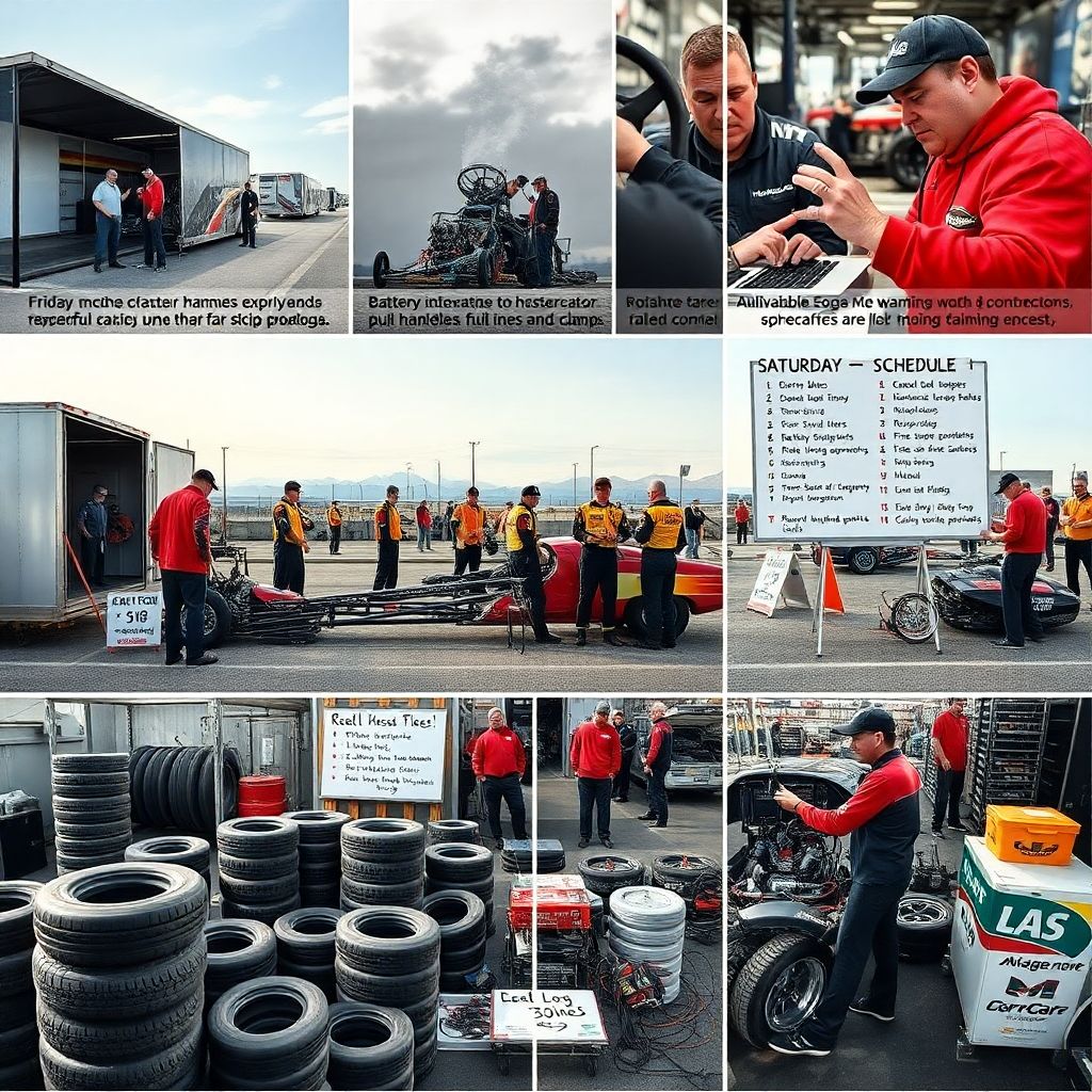 Профессиональный драг-рейсинг: как устроен уик-энд и закулисье стартовых прямых