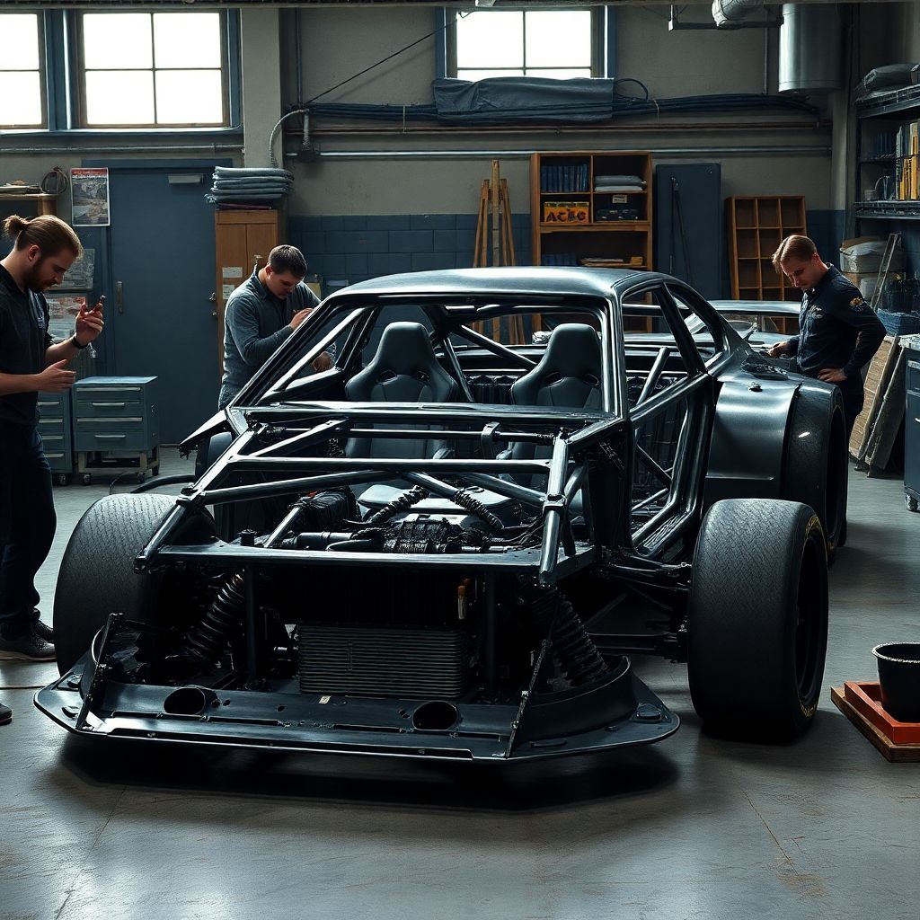 Технический разбор дрифт-кара от каркаса безопасности до максимального выворота руля