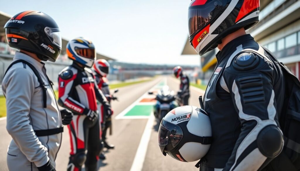 Безопасность на трассе: современные стандарты экипировки и устройства защиты гонщиков - иллюстрация