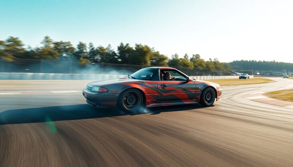 Сравнение шин для дрифта, кольца и драг-рейсинга: состав, прогрев, износ и влияние на результат - иллюстрация