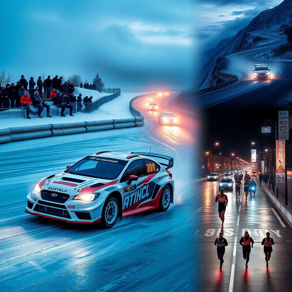 Экзотические гонки в России: ледовые треки, горные серпантины и ночные марафоны