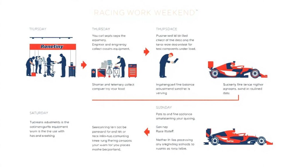 Работа гоночной команды: роли инженера, механика, стратега и телеметрии в успехе пилота - иллюстрация