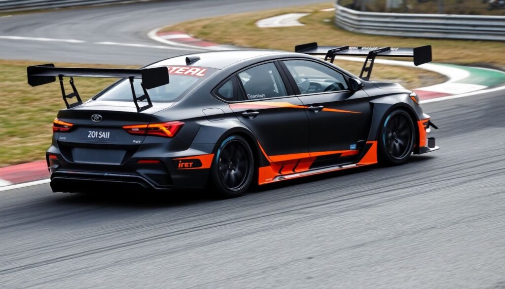 Аэродинамика в профессиональных кольцевых машинах: сплиттеры, диффузоры, антикрылья и их влияние на время круга - иллюстрация