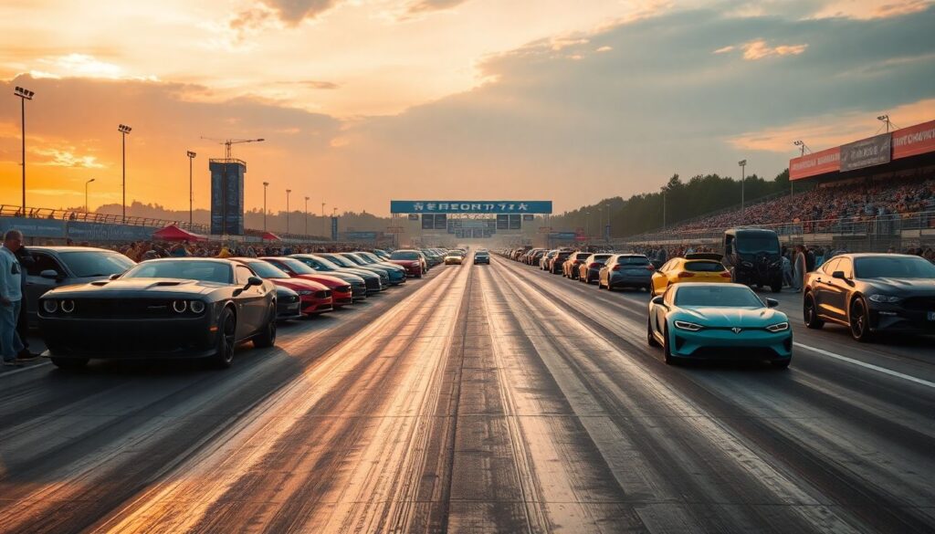 Эволюция драг-рейсинга в России: от нелегальных заездов до профессиональных чемпионатов - иллюстрация