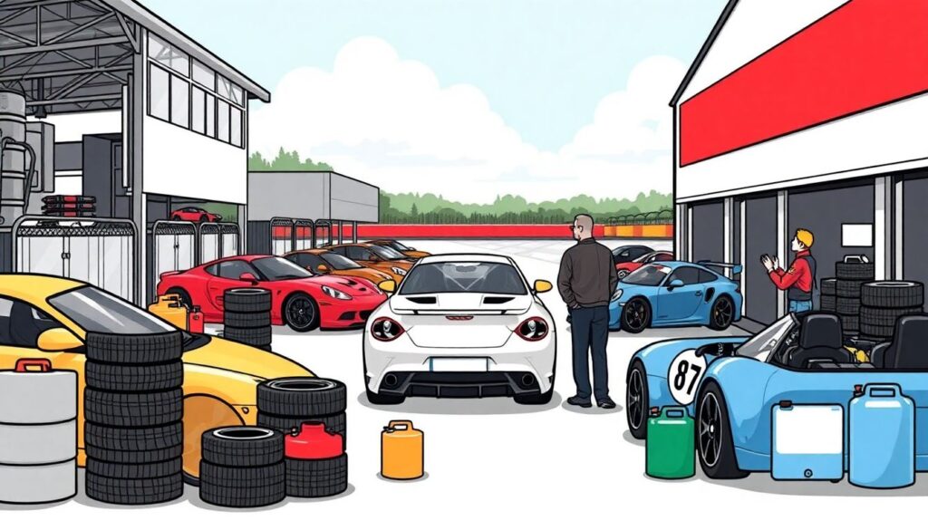 Как выбрать свой первый трек-день и подготовить гражданский автомобиль к езде по трассе - иллюстрация