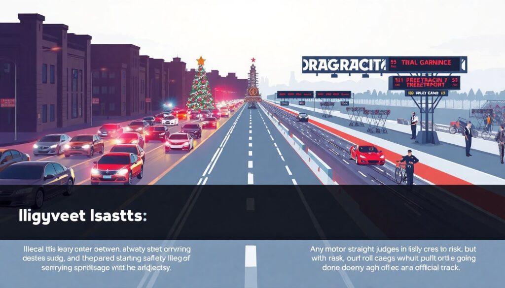 Эволюция драг-рейсинга в России: от любительских заездов к профессиональным соревнованиям - иллюстрация