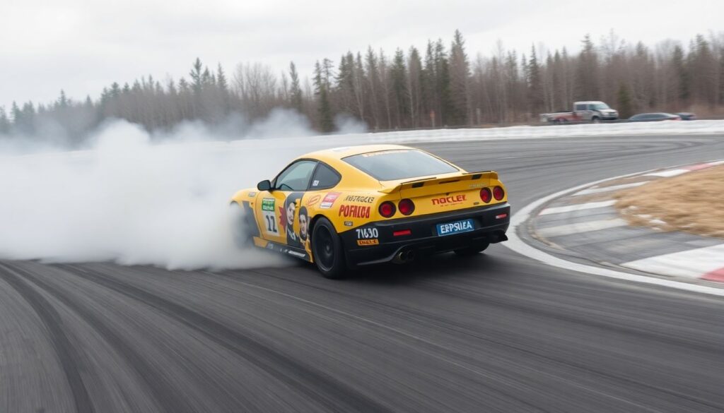 Техника идеального дрифт-угла: разбор стиля ведущих пилотов RDS на примерах их заездов - иллюстрация