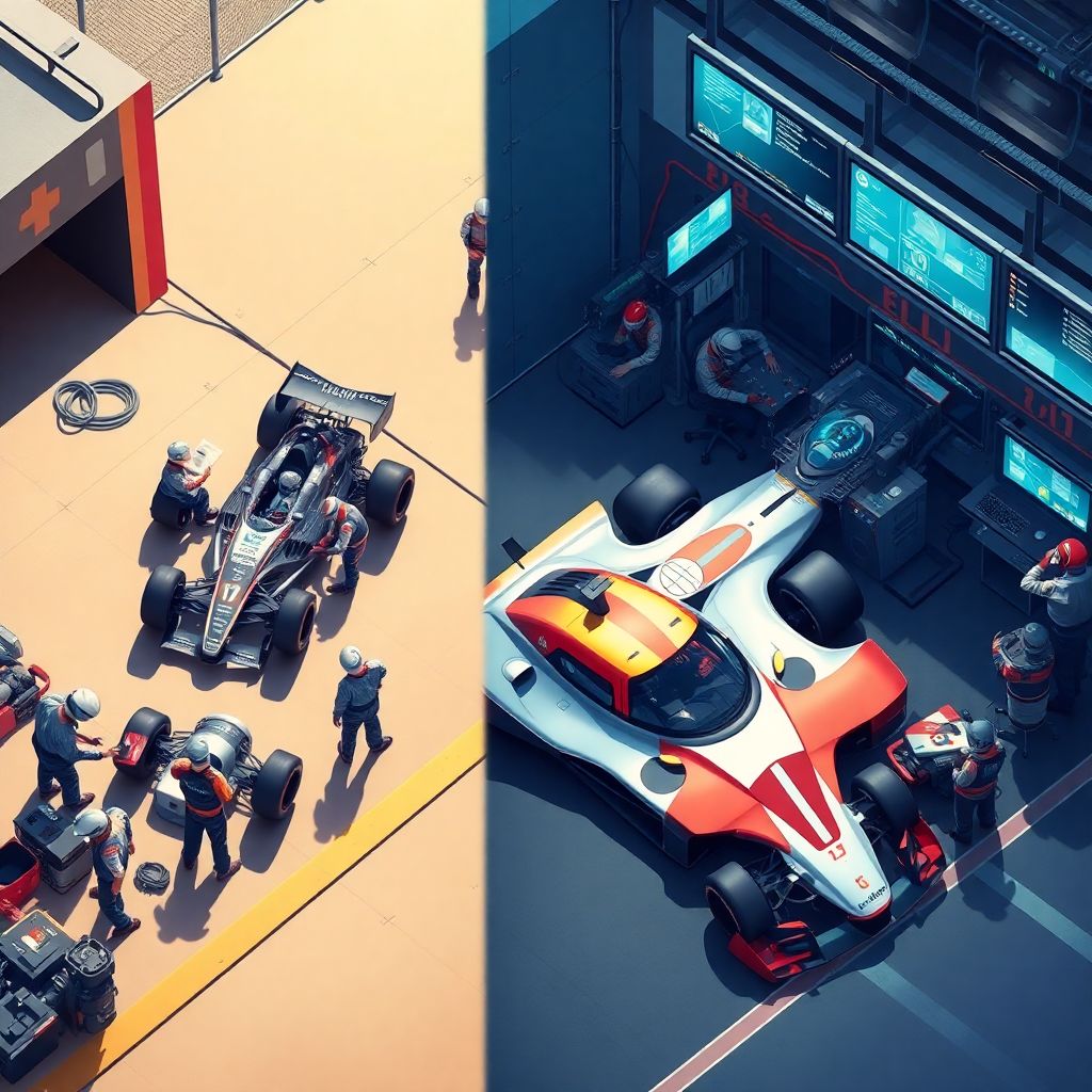 Как устроена гоночная команда изнутри: роли инженеров, механиков и аналитиков