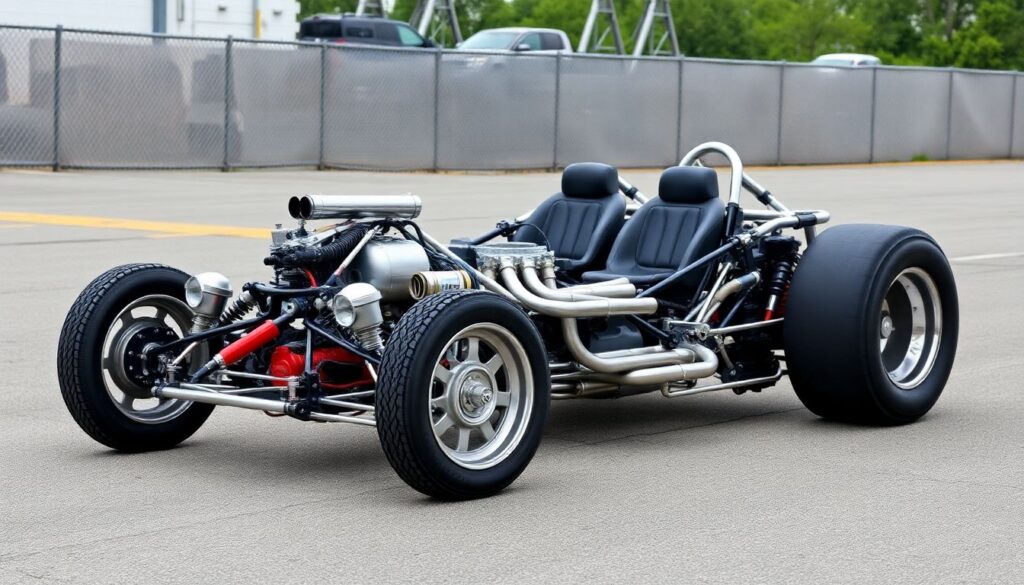 Технический разбор: чем отличается драгстер от обычного спорткара с точки зрения шасси и трансмиссии - иллюстрация