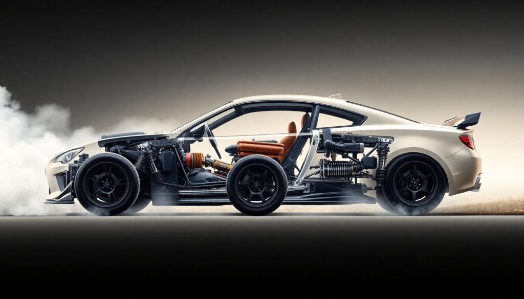 Технический разбор: сравнение настроек подвески для дрифта, кольцевых гонок и ралли на примере реальных боевых машин - иллюстрация