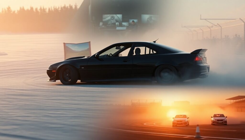 Путь новичка в дрифте: от первых тренировок на зимних площадках до участия в региональной серии - иллюстрация