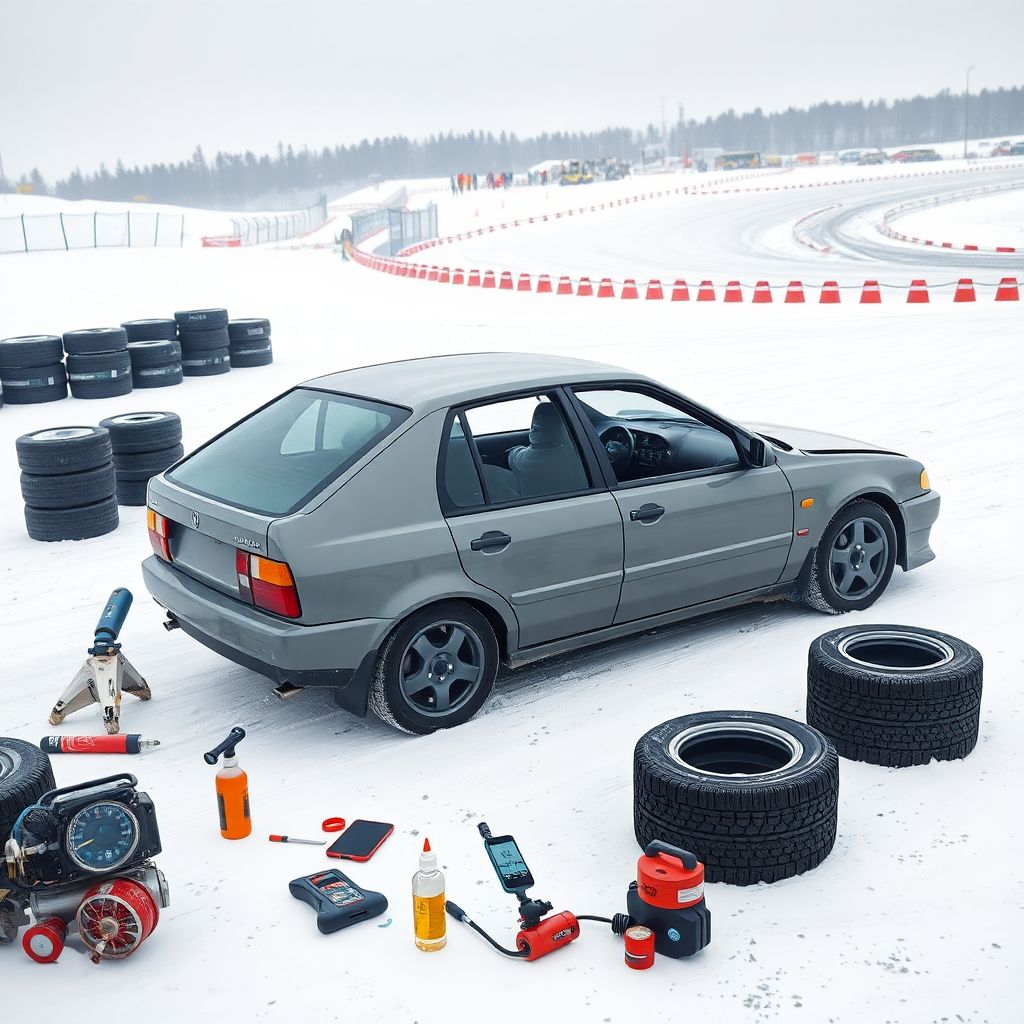 Путь новичка в дрифте: первые зимние тренировки и выход в региональную серию