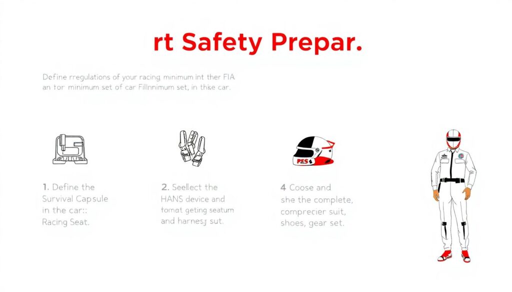 Безопасность в автоспорте: современные требования к каркасам, сиденьям, шлемам и экипировке пилота - иллюстрация