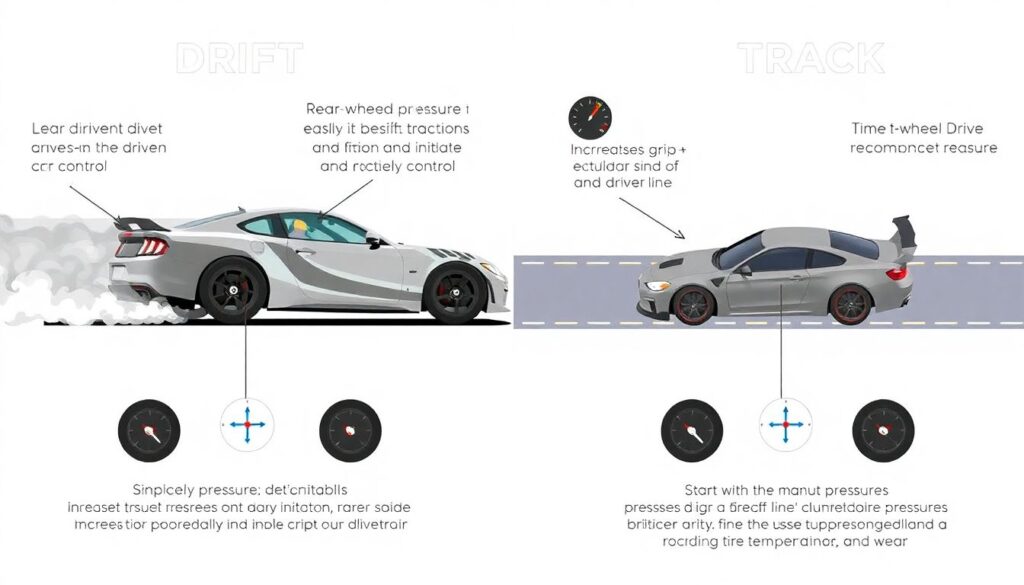 Шины в автоспорте: как выбор резины решает исход дрифта, ралли и кольцевых гонок - иллюстрация