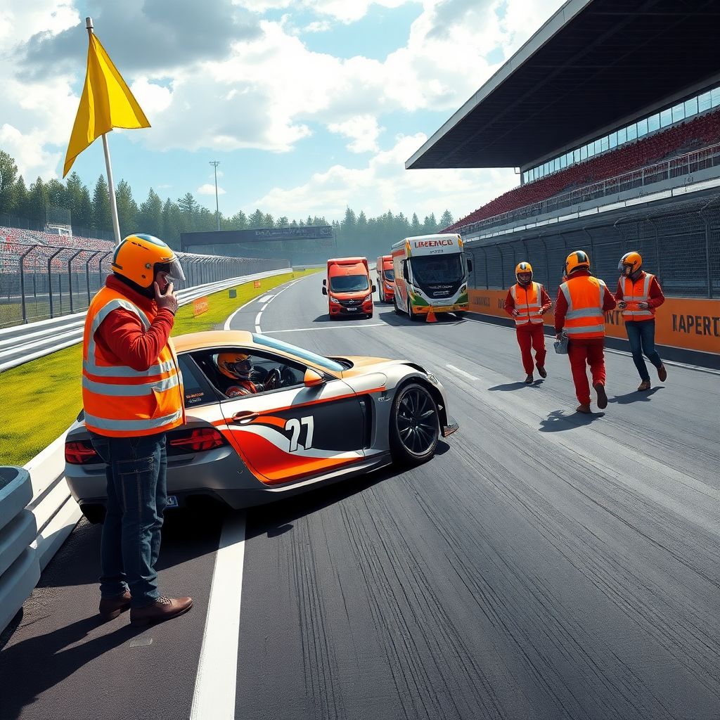 Безопасность на трассе: работа маршалов, медицины и техники на российских гонках
