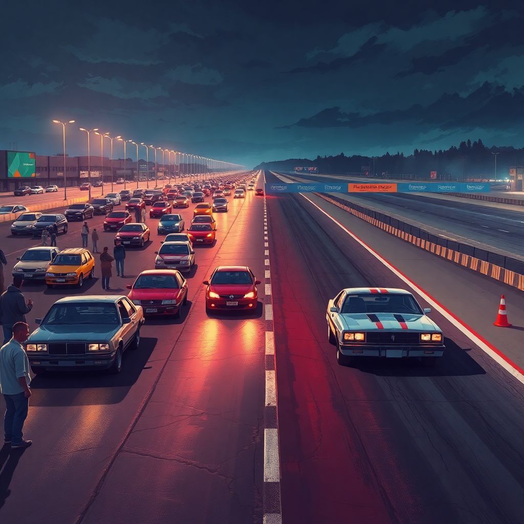 Профессиональный драг-рейсинг в России: от уличных стартов до национальных серий