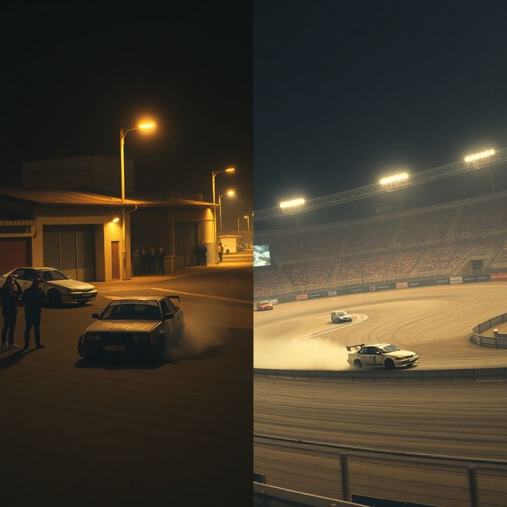 Эволюция дрифта в России: путь от гаражных выездов до профессиональных серий Rds