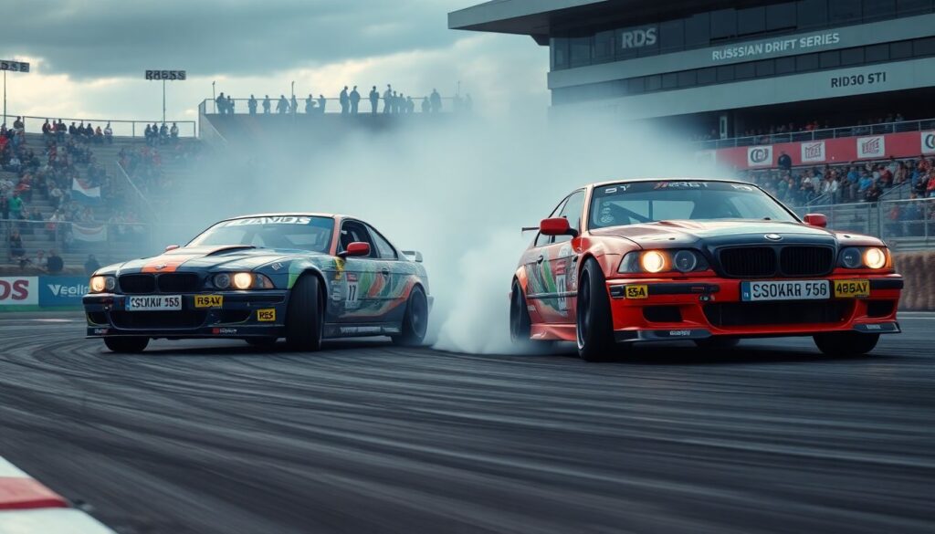 Российский дрифт на мировой арене: как пилоты из RDS конкурируют с чемпионами Formula Drift - иллюстрация
