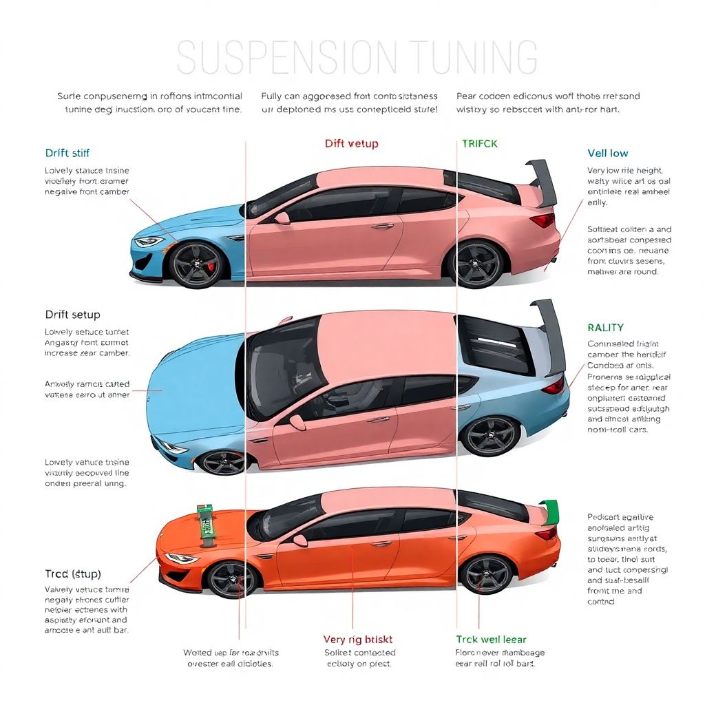 Технический разбор: как настроить подвеску под дрифт, кольцо и ралли