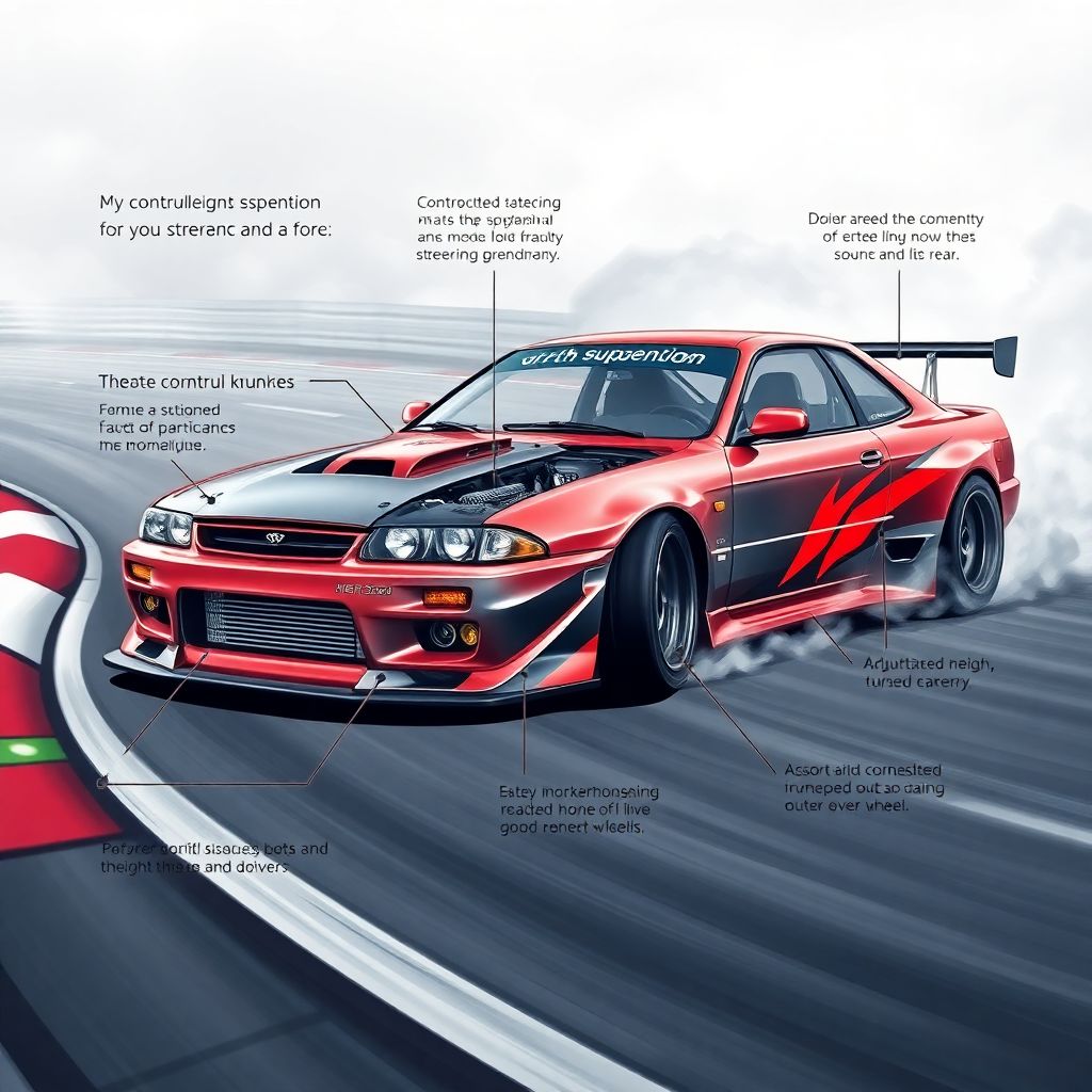 Настройка подвески для дрифта: угол выворота, развал-схождение и распределение веса