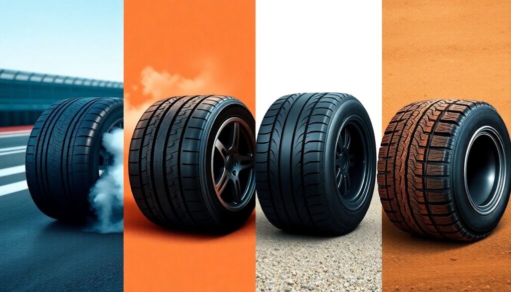 Сравнение типов гоночных резин: драг, дрифт, кольцо и ралли — в чем принципиальные отличия - иллюстрация