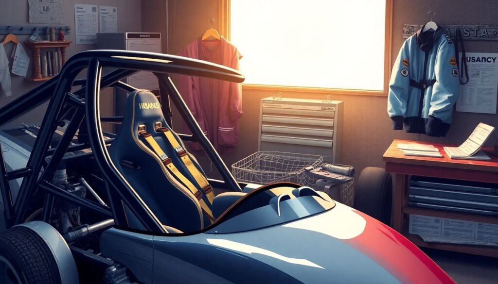 Безопасность в автоспорте: современные каркасы безопасности, кресла, системы HANS и требования РАФ - иллюстрация