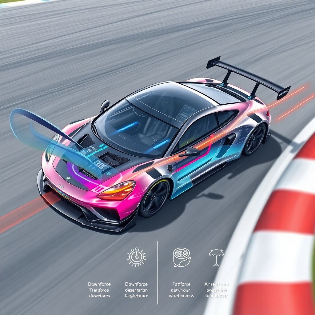 Аэродинамика в автоспорте: как спойлеры, диффузоры и канарды экономят секунды
