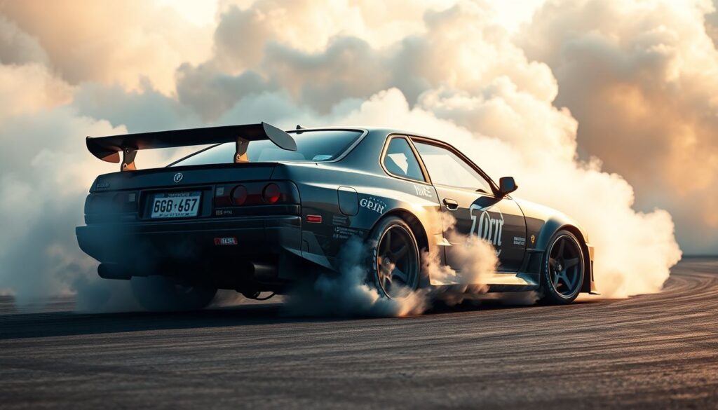 Настройка шасси для дрифта: развал, схождение, кастор и их влияние на поведение машины в заносе - иллюстрация