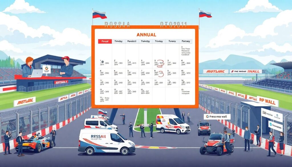 Как составляется календарь автоспортивного сезона в России и кто на это влияет - иллюстрация