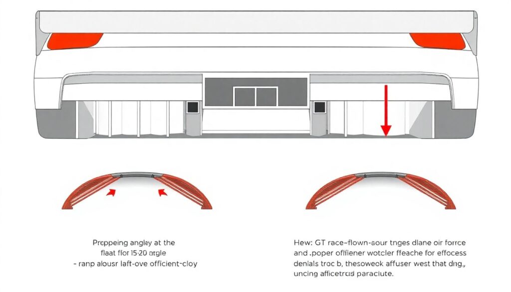 Аэродинамика в кольцевых гонках: спойлеры, диффузоры, обвесы и их реальный вклад во время круга - иллюстрация