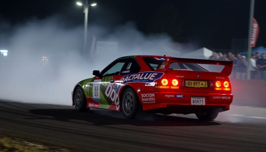 Битва приводов: передний, задний и полный в дрифте, ралли и кольцевых гонках - иллюстрация